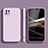 Custodia Silicone Ultra Sottile Morbida 360 Gradi Cover per Samsung Galaxy A22 5G Lavanda