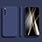 Custodia Silicone Ultra Sottile Morbida 360 Gradi Cover per Samsung Galaxy A41 SC-41A Blu