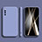 Custodia Silicone Ultra Sottile Morbida 360 Gradi Cover per Samsung Galaxy A41 SC-41A Grigio Lavanda