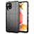 Custodia Silicone Ultra Sottile Morbida 360 Gradi Cover per Samsung Galaxy A42 5G Nero
