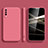 Custodia Silicone Ultra Sottile Morbida 360 Gradi Cover per Samsung Galaxy A50 Rosa Caldo