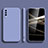 Custodia Silicone Ultra Sottile Morbida 360 Gradi Cover per Samsung Galaxy A50S Grigio Lavanda