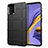 Custodia Silicone Ultra Sottile Morbida 360 Gradi Cover per Samsung Galaxy A51 4G Nero
