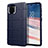 Custodia Silicone Ultra Sottile Morbida 360 Gradi Cover per Samsung Galaxy A81 Blu