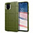 Custodia Silicone Ultra Sottile Morbida 360 Gradi Cover per Samsung Galaxy A81 Verde