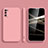 Custodia Silicone Ultra Sottile Morbida 360 Gradi Cover per Samsung Galaxy F02S SM-E025F Rosa