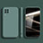 Custodia Silicone Ultra Sottile Morbida 360 Gradi Cover per Samsung Galaxy F22 4G Verde Notte