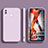 Custodia Silicone Ultra Sottile Morbida 360 Gradi Cover per Samsung Galaxy M01s Lavanda