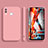 Custodia Silicone Ultra Sottile Morbida 360 Gradi Cover per Samsung Galaxy M01s Rosa