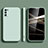 Custodia Silicone Ultra Sottile Morbida 360 Gradi Cover per Samsung Galaxy M02s Verde Pastello