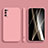 Custodia Silicone Ultra Sottile Morbida 360 Gradi Cover per Samsung Galaxy M52 5G Rosa