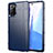 Custodia Silicone Ultra Sottile Morbida 360 Gradi Cover per Samsung Galaxy Note 20 Ultra 5G Blu