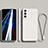 Custodia Silicone Ultra Sottile Morbida 360 Gradi Cover per Samsung Galaxy S21 FE 5G Bianco