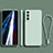 Custodia Silicone Ultra Sottile Morbida 360 Gradi Cover per Samsung Galaxy S22 5G Verde Pastello