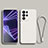 Custodia Silicone Ultra Sottile Morbida 360 Gradi Cover per Samsung Galaxy S22 Ultra 5G Bianco