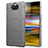 Custodia Silicone Ultra Sottile Morbida 360 Gradi Cover per Sony Xperia 10 Argento