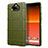 Custodia Silicone Ultra Sottile Morbida 360 Gradi Cover per Sony Xperia 8 Verde Militare