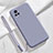 Custodia Silicone Ultra Sottile Morbida 360 Gradi Cover per Vivo V20 Pro 5G Grigio Lavanda