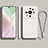 Custodia Silicone Ultra Sottile Morbida 360 Gradi Cover per Xiaomi Mi 12 Ultra 5G Bianco