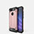 Custodia Silicone Ultra Sottile Morbida 360 Gradi Cover per Xiaomi Mi 8 Lite Oro Rosa