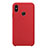 Custodia Silicone Ultra Sottile Morbida 360 Gradi Cover per Xiaomi Mi 8 Rosso