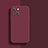 Custodia Silicone Ultra Sottile Morbida 360 Gradi Cover S01 per Apple iPhone 13 Mini Rosso Rosa