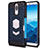 Custodia Silicone Ultra Sottile Morbida 360 Gradi Cover S01 per Huawei G10 Blu