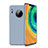 Custodia Silicone Ultra Sottile Morbida 360 Gradi Cover S01 per Huawei Mate 30 5G Cielo Blu