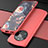 Custodia Silicone Ultra Sottile Morbida 360 Gradi Cover S01 per Huawei Mate 40 Pro Rosso