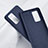 Custodia Silicone Ultra Sottile Morbida 360 Gradi Cover S01 per Huawei P40 Blu