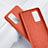 Custodia Silicone Ultra Sottile Morbida 360 Gradi Cover S01 per Huawei P40 Pro+ Plus Arancione