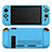 Custodia Silicone Ultra Sottile Morbida 360 Gradi Cover S01 per Nintendo Switch Cielo Blu