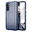 Custodia Silicone Ultra Sottile Morbida 360 Gradi Cover S01 per OnePlus Nord Blu