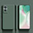 Custodia Silicone Ultra Sottile Morbida 360 Gradi Cover S01 per OnePlus Nord N20 5G Verde Notte