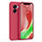 Custodia Silicone Ultra Sottile Morbida 360 Gradi Cover S01 per Oppo A57 5G Rosso