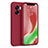 Custodia Silicone Ultra Sottile Morbida 360 Gradi Cover S01 per Oppo A57 5G Rosso Rosa
