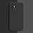 Custodia Silicone Ultra Sottile Morbida 360 Gradi Cover S01 per Oppo A95 5G Nero