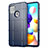 Custodia Silicone Ultra Sottile Morbida 360 Gradi Cover S01 per Samsung Galaxy A21s Blu