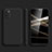 Custodia Silicone Ultra Sottile Morbida 360 Gradi Cover S01 per Samsung Galaxy A41 Nero