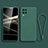 Custodia Silicone Ultra Sottile Morbida 360 Gradi Cover S01 per Samsung Galaxy A42 5G Verde Notte