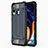 Custodia Silicone Ultra Sottile Morbida 360 Gradi Cover S01 per Samsung Galaxy A60 Blu