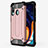 Custodia Silicone Ultra Sottile Morbida 360 Gradi Cover S01 per Samsung Galaxy A60 Oro Rosa