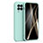 Custodia Silicone Ultra Sottile Morbida 360 Gradi Cover S01 per Samsung Galaxy F22 4G Ciano