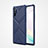 Custodia Silicone Ultra Sottile Morbida 360 Gradi Cover S01 per Samsung Galaxy Note 10 Plus 5G Blu