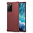 Custodia Silicone Ultra Sottile Morbida 360 Gradi Cover S01 per Samsung Galaxy Note 20 Ultra 5G Rosso Rosa