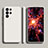 Custodia Silicone Ultra Sottile Morbida 360 Gradi Cover S01 per Samsung Galaxy S21 Ultra 5G Bianco