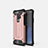 Custodia Silicone Ultra Sottile Morbida 360 Gradi Cover S01 per Samsung Galaxy S9 Plus Oro Rosa