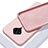 Custodia Silicone Ultra Sottile Morbida 360 Gradi Cover S01 per Vivo X50 Lite Rosa
