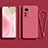 Custodia Silicone Ultra Sottile Morbida 360 Gradi Cover S01 per Xiaomi Mi 12S Pro 5G Rosso Rosa
