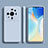 Custodia Silicone Ultra Sottile Morbida 360 Gradi Cover S01 per Xiaomi Mi 12S Ultra 5G Azzurro